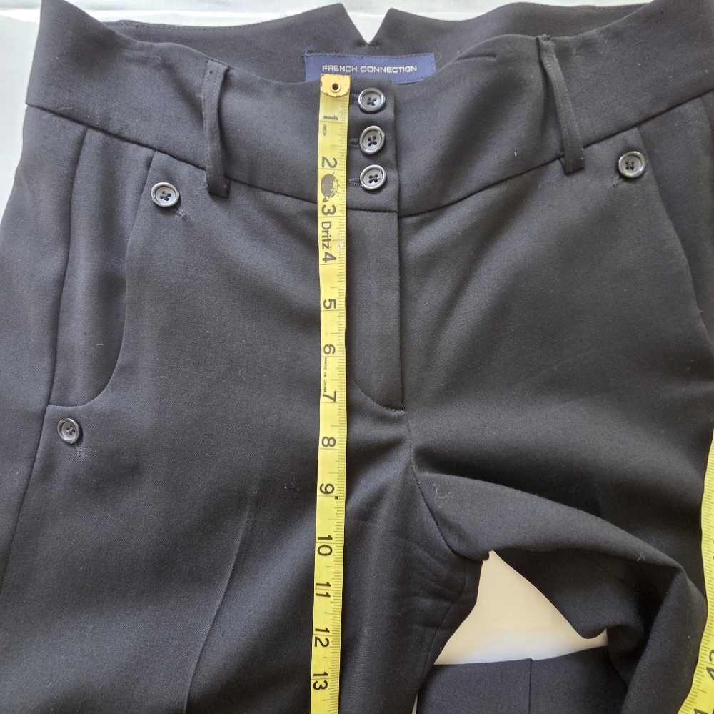 French Connection Black Wide Leg Pants - Picture 7 of 9